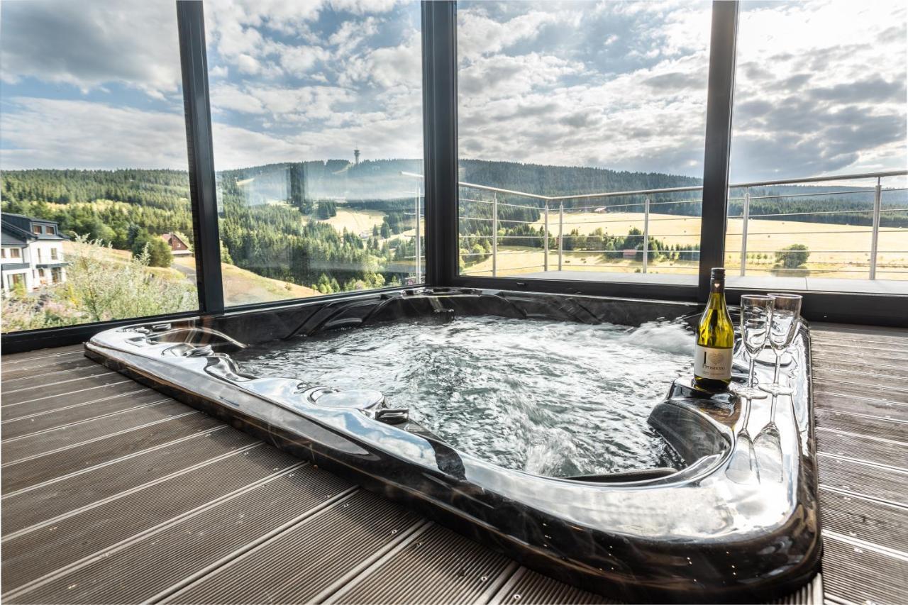 Wellness Villa Klinovec Views Loučná pod Klínovcem Eksteriør bilde